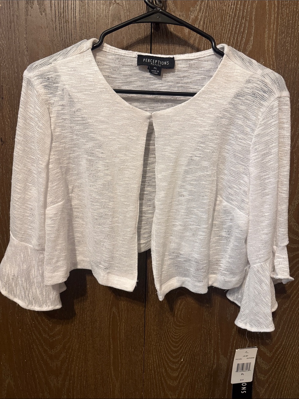 Cardigan style top